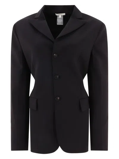 Nensi Dojaka Women's "serge" Tailored Belted Jacket In Black