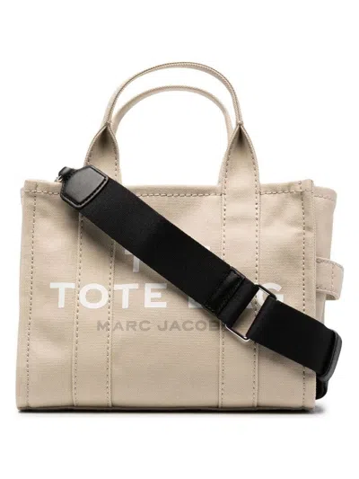 Marc Jacobs Cappuccino Canvas The Tote Shopping Bag In Beige