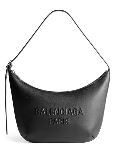 Balenciaga Mary-kate Shoulder Bag In Calf Leather In Black
