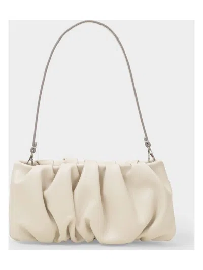 Staud Bean Convertible  Hobo Bag -  - Cream - Leather In Beige