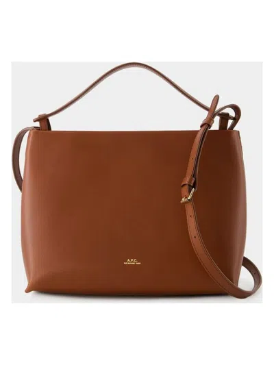 Apc Ashley Crossbody - A. P.c. - Cotton - Hazelnut In Brown