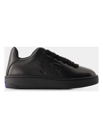 Burberry Leather Sneaker Storage Box In Black
