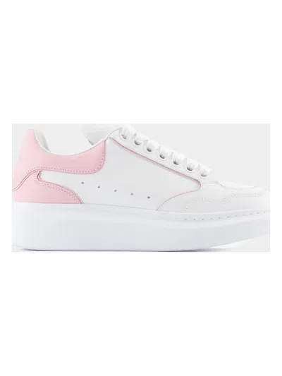 Alexander Mcqueen Oversize Leather Sneaker In White