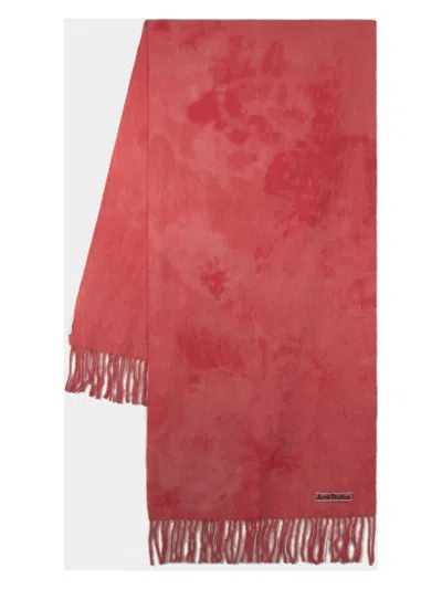 Acne Studios Women's Canada Tie Dye Scarf In Pink