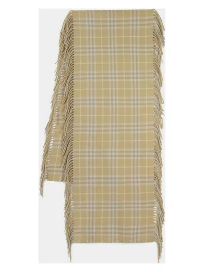 Burberry Mu Scarf In Beige