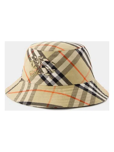 Burberry Printed Polyester Blend Bucket Hat In Multi