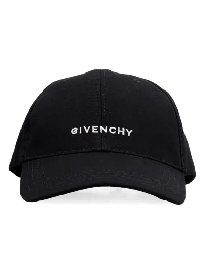 Givenchy Logo-embroidered Baseball Cap In Black