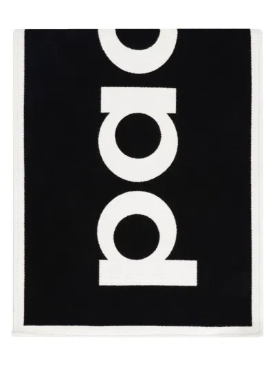 Rabanne Wool And Silk Scarf In Black