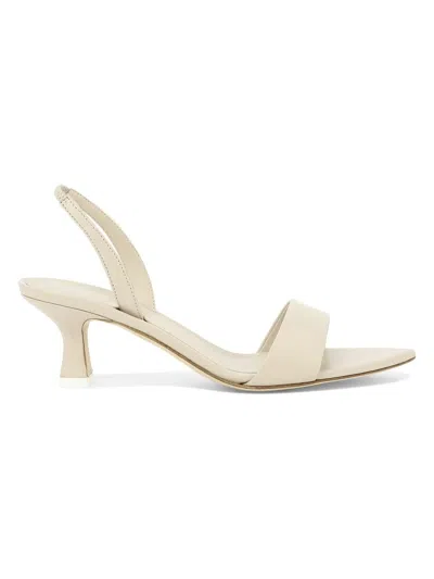 3juin 70mm Leather Slingback Sandals In Beige