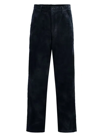 Comme Des Garã§ons Shirt Men's Corduroy Trousers In Blue