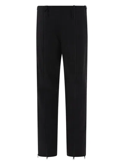 Post Archive Faction (paf) Post Archive Faction Zip Detail Pants In Black