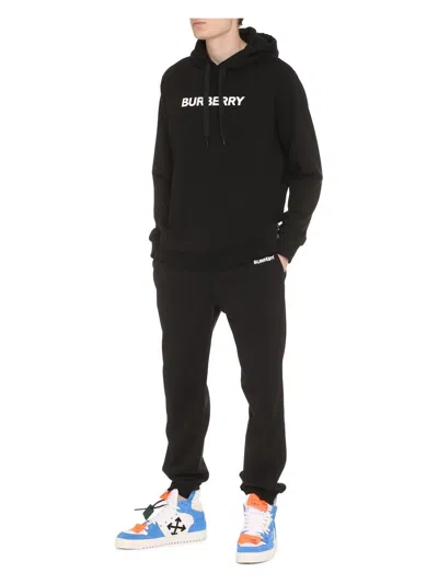 Burberry Black Cotton Sweatshirt In Black