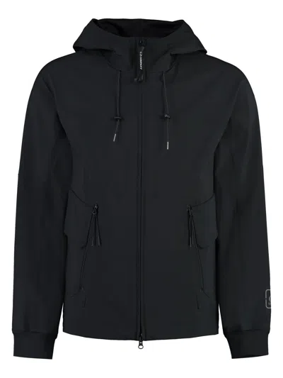 C.p. Company C.p.company Technical Fabric Hooded Jacket In Black