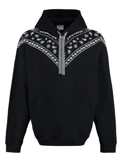 Marcelo Burlon County Of Milan Marcelo Burlon Icon Wings Black Hoodie In Black