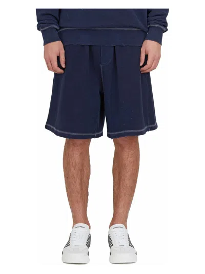 Dsquared2 Bermuda Relax Fit In Cotone In Blue