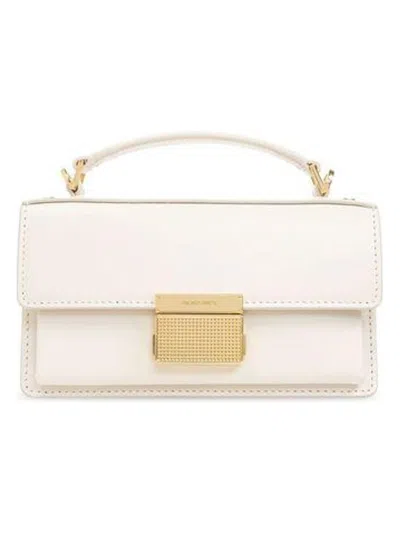 Golden Goose Venezia Small Flap Leather Crossbody Bag In Butter