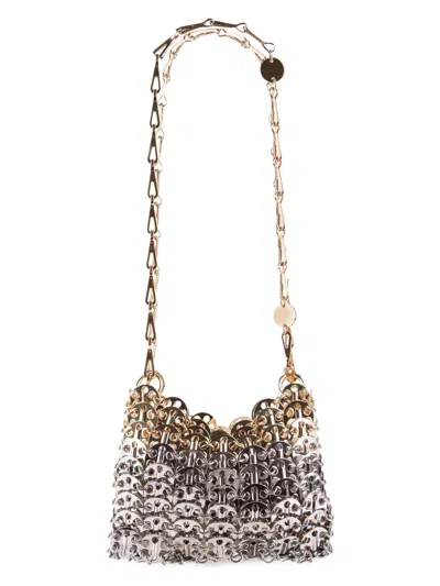Rabanne Nano 1969 Skyline Bag In Silver