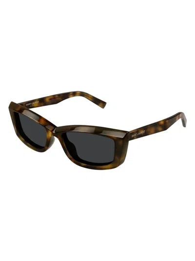 Shop Saint Laurent Women's  Sl 658 002 Sunglasses In Havana