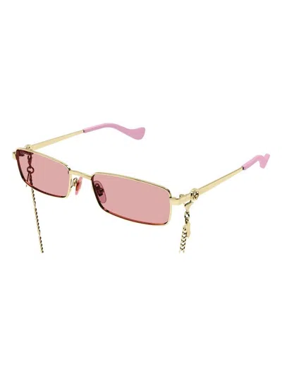 Gucci Sunglasses Gg1600s In Gold