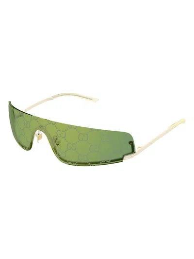 Gucci Gg1561s 003 Sunglasses In Ivory