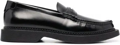 Saint Laurent Multicolor Calf Skin Loafers For Men In 1000