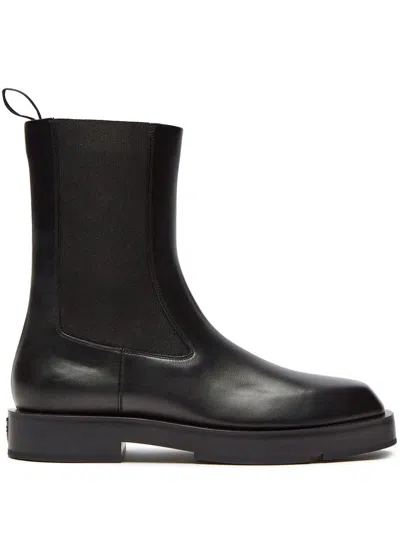 Shop Givenchy Men's Squared Chelsea Ankle Boots In Black