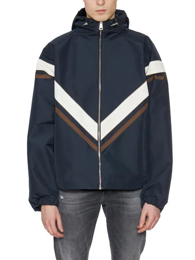 Khrisjoy Men's Windbreaker With Hood In Navy