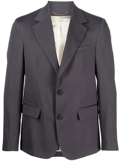 Golden Goose Journey Single Breasted Wool Sport Coat In Nine Iron