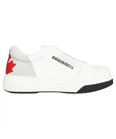 Shop Dsquared2 Men's Bumper Low-top Sneakers In White