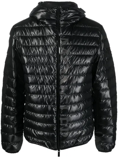 Moncler Lauros Padded Down Jacket In Black Polyester In 999