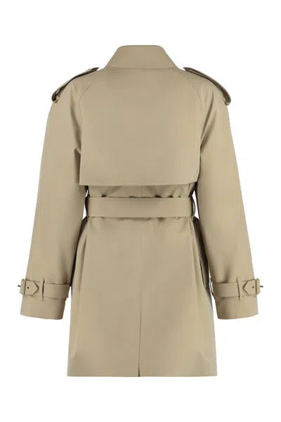 Burberry Women's Gabardine Trench Coat In Beige