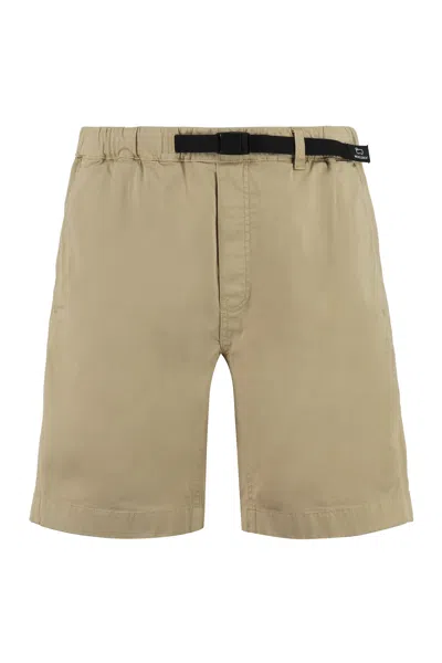 Woolrich Shorts In Jeans In Beige