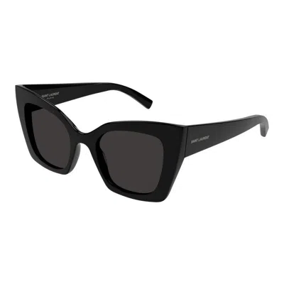 Saint Laurent Woman Sunglass Sl 552 In Black