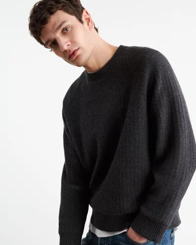 Nili Lotan Leland Sweater In Charcoal Melange