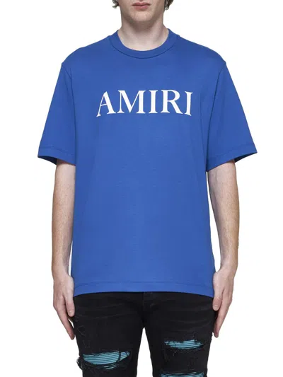 Shop Amiri T-shirts And Polos In Blue