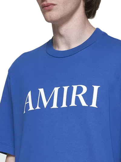 Shop Amiri T-shirts And Polos In Blue