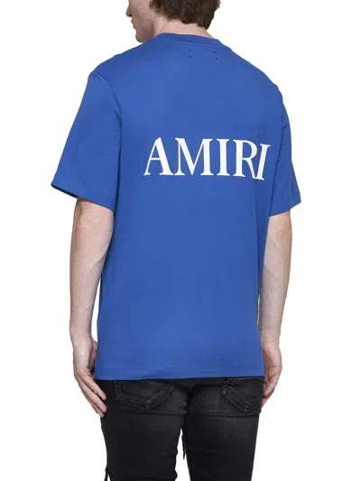 Shop Amiri T-shirts And Polos In Blue