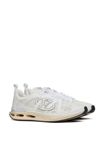 Shop Valentino Garavani "vlogo Easyjog" Sneakers In White