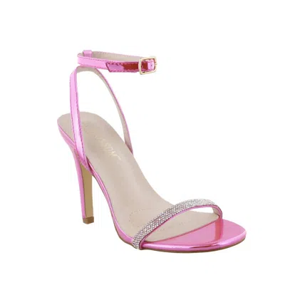 De Blossom Collection Women's Mark Metallic Heel In Pink In Pink