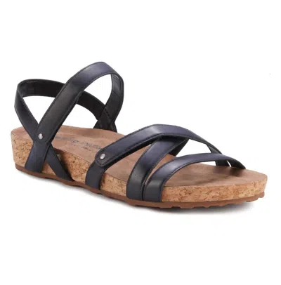 The Walking Cradle Co. Women's Pool Sandal - Ww Width In Black In Black