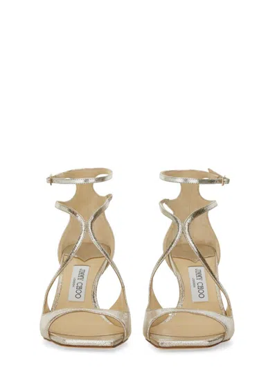 Shop Jimmy Choo Décolleté "azia 75" In Gold