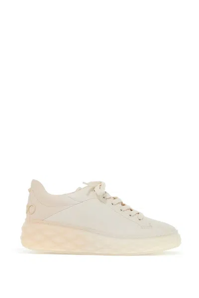 Shop Jimmy Choo Diamond Maxi/f Ii Sneakers In Neutro