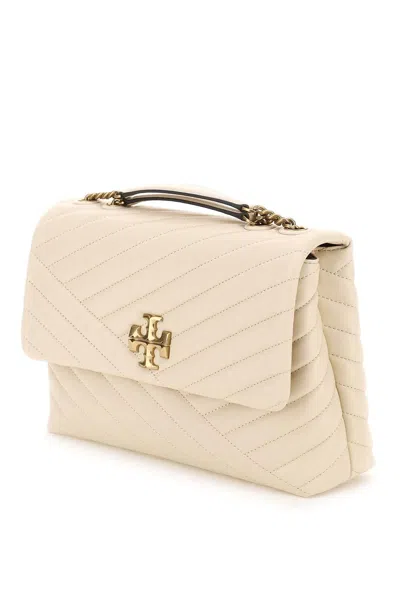 Shop Tory Burch Kira Large Shoulder Bag In 浅褐色的