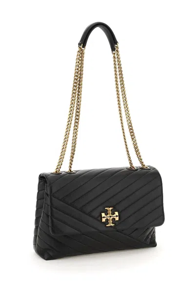 Shop Tory Burch Large 'kira' Shoulder Bag In 黑色的