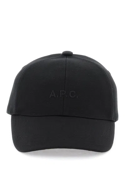 Shop Apc A.p.c. Charlie Baseball Cap In Black