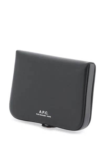 Shop Apc A.p.c. Josh Coin Purse In 黑色的