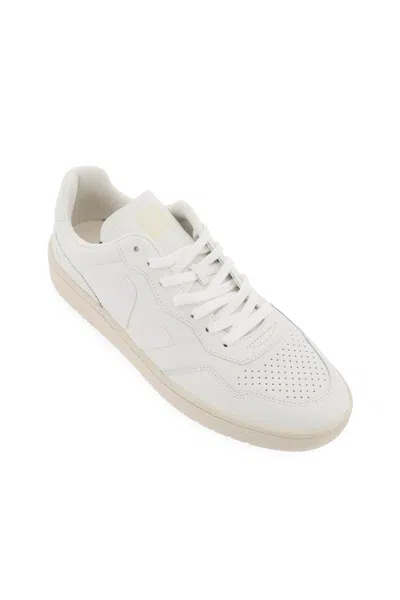 Shop Veja Leather V 90 Sne In White