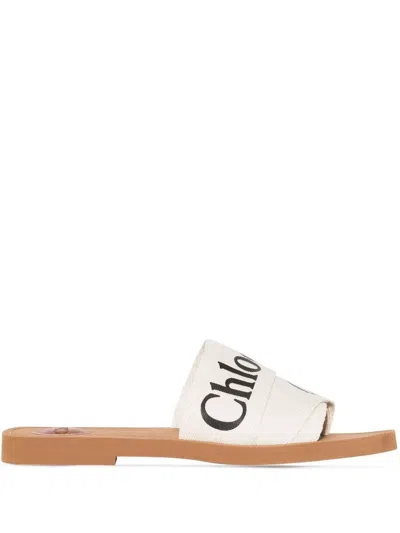 Shop Chloé Sandals In Neutrals