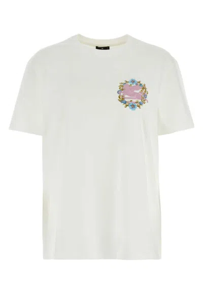 Shop Etro T-shirt In White