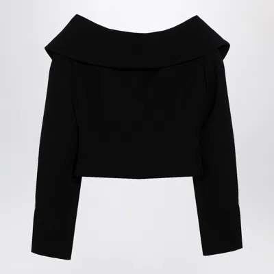 Alessandra Rich Single-breasted Off-shoulder Blazer